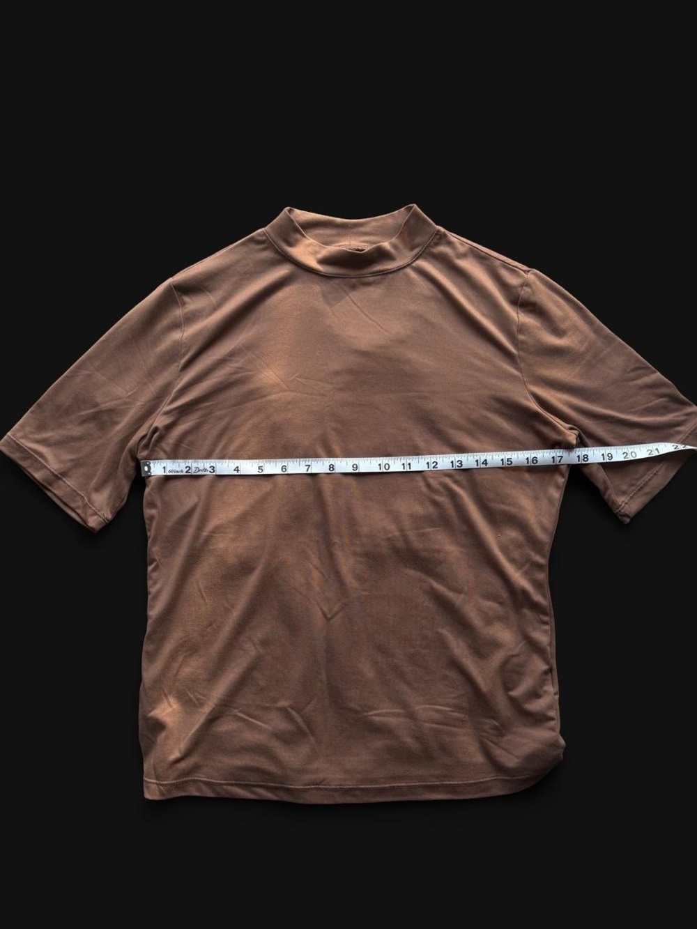 ✨ Brown shirt with solid pattern✨ - Picture 2 of 4